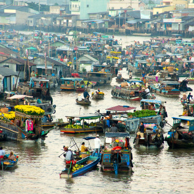 Mekong delta Cai Rang market