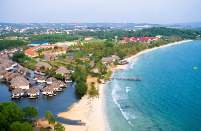 Sihanoulk Ville beach in Cambodia