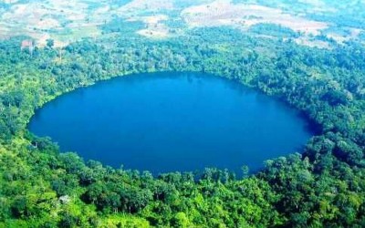 Lake Yak Loum in Ratanakiri Cambodia