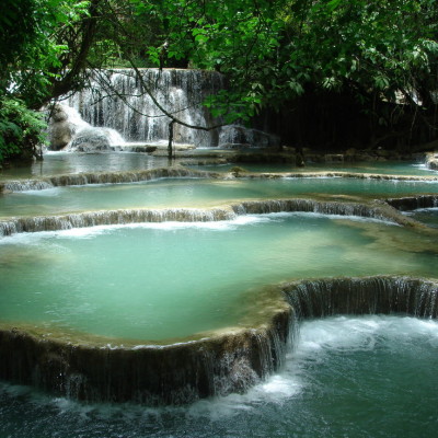 Kuang Si Waterfall in Luang Prabang