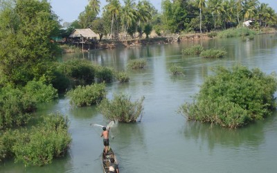 Khong Island in Laos